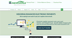 Desktop Screenshot of mekorma.com